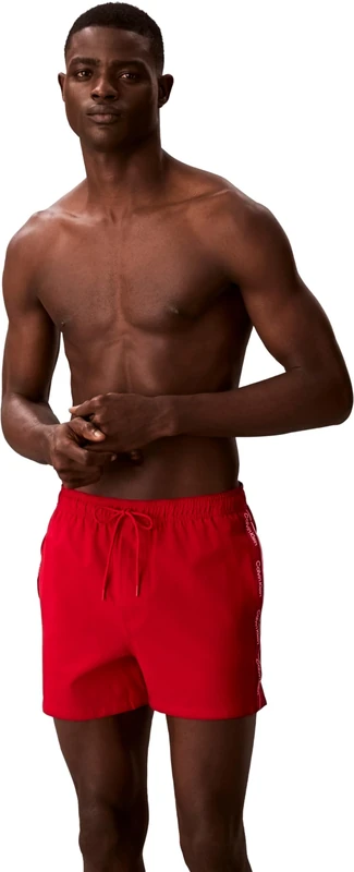 Calvin Klein Men’s Swim Shorts Short Drawstring with Drawstring, Red (Red Gala), 4XL - Image 1