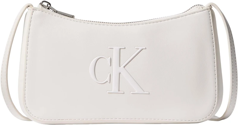 Calvin Klein Women's Bold Ck Mini Bag LV04F1125G, WHITE, One Size