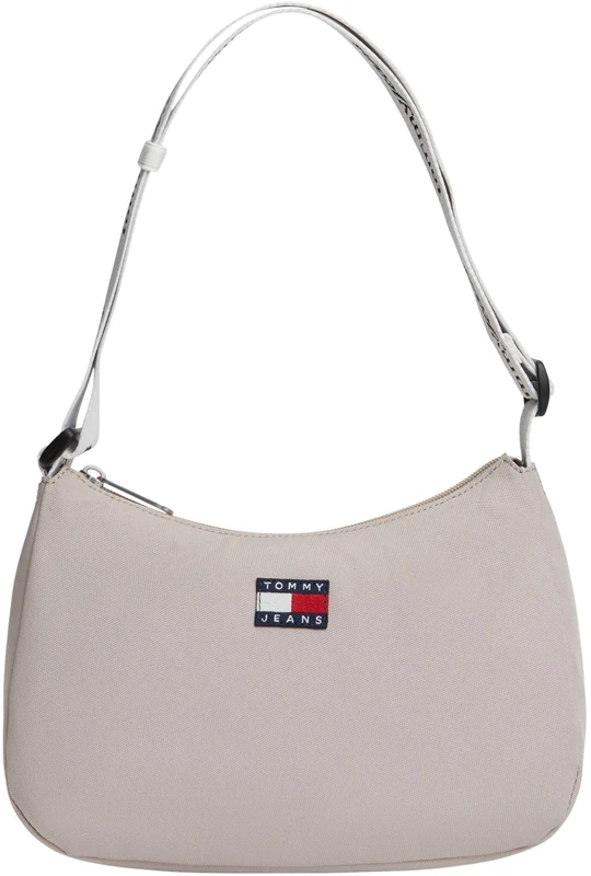 Tommy Jeans Women's Tjw Ess Daily Shoulder Bag AW0AW18463, Beige (Stone), One Size