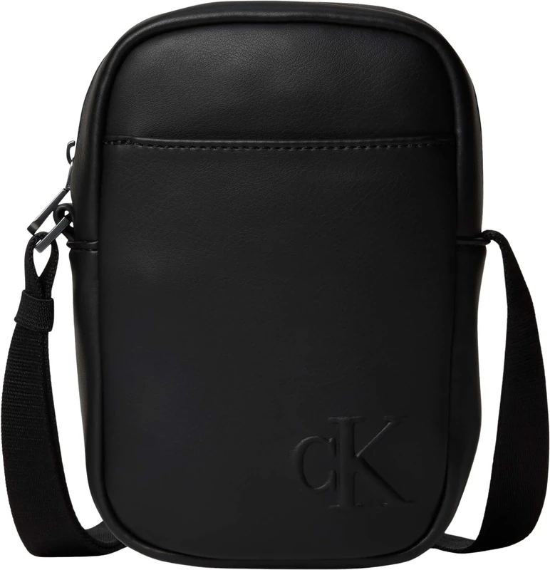 Calvin Klein Men's Bold Ck Slim Reporter LV04D3279G, BLACK, One Size