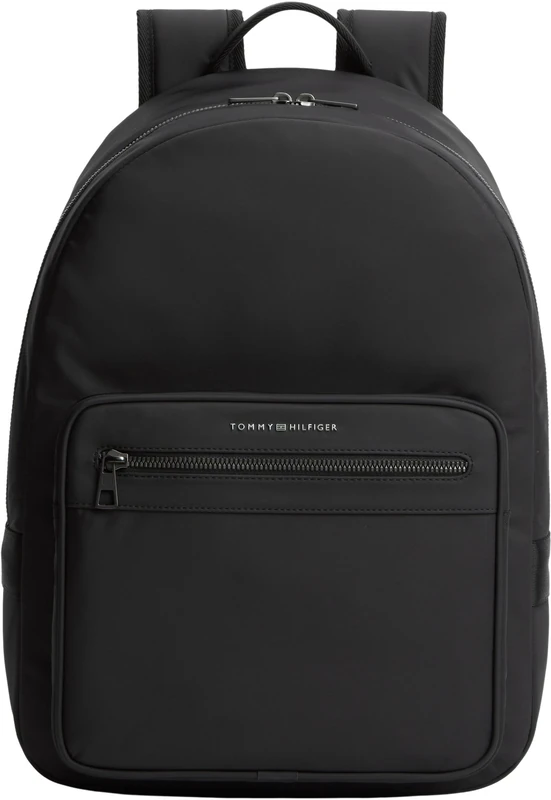 Tommy Hilfiger Men's Th Repreve Backpack AM0AM14148 Backpack, BLACK (Black), One Size