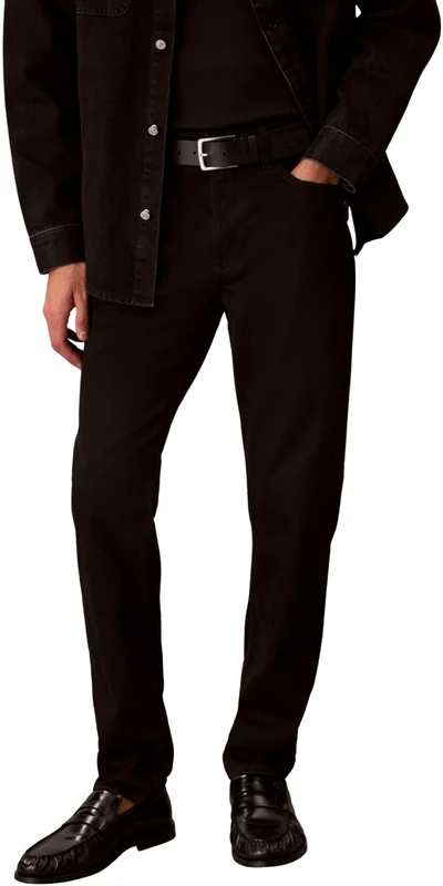 Calvin KleinMen'sSlim Taper Ck Classic Black Jean LV04RF740GJeans, Black, 30W / 32L