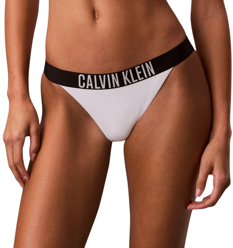 Calvin Klein Women Brazilian LV00Q61213 Swim Bottoms, White (Classic White), M