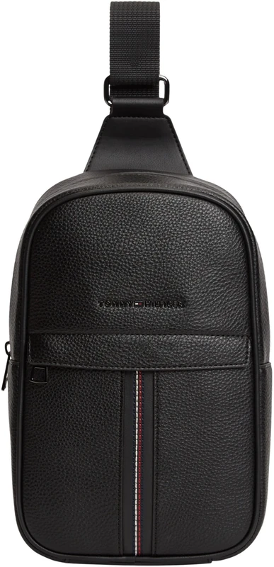 Tommy Hilfiger Men's Th Central Slingpack AM0AM14170 Other Handbags, BLACK (Black), One Size