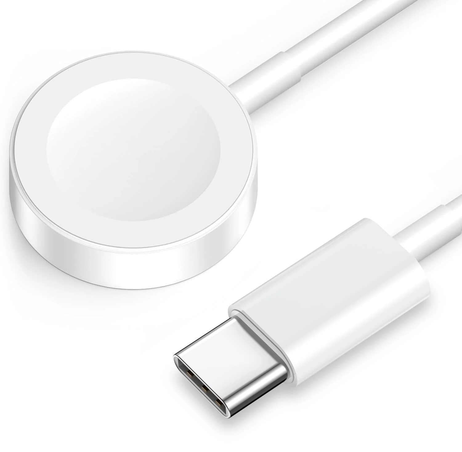 2025 Upgraded USB C for Apple Watch Charger Magnetic Fast Charging Cable Portable Wireless Charging Compatible with iWatch Series 11/10/9/8/7/6/5/4/3/2 Ultra 3/SE White