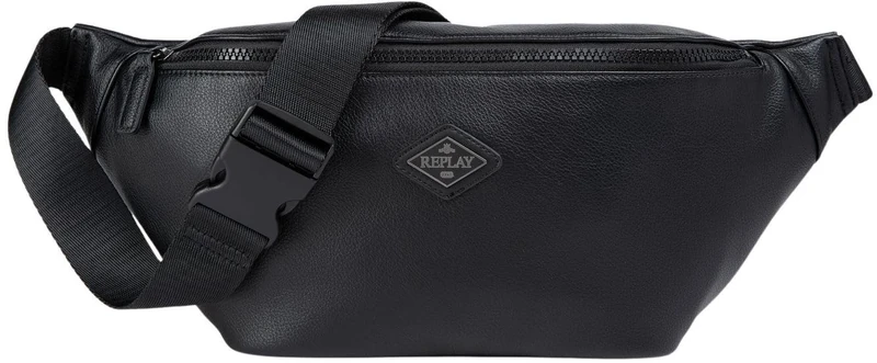 Replay Men Fm3797 Bum Bag, 0098 Black, Einheitsgröße