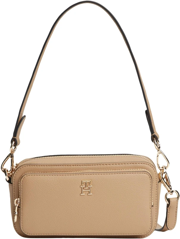 Tommy Hilfiger Women's Th Daily Camera Bag AW0AW18377 Crossover, KHAKI (Safari Canvas), One Size