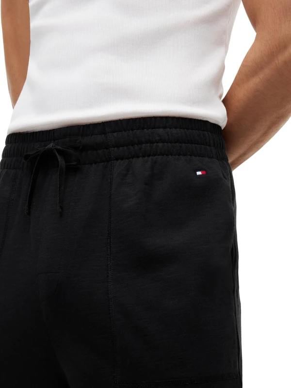 Tommy Hilfiger Men’s Jersey Pyjama Bottoms, Black (Black), L