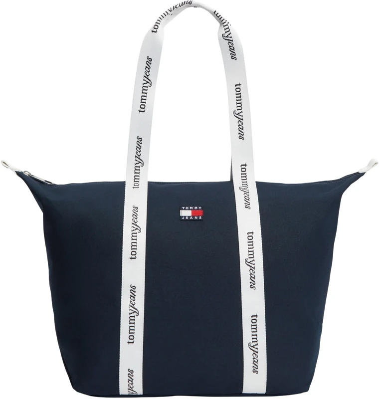 Tommy Jeans Women's Tjw Ess Daily Tote AW0AW18461, Blue (Dark Night Navy), One Size