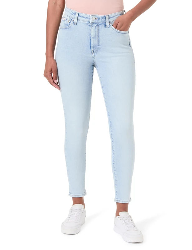 Calvin Klein Women's Jeans High Rise Light Skinny Fit, Blue (Light Opal), 25W/30L