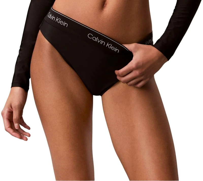 Calvin Klein Women Bikini LV00Q61132 Swim Bottoms, BLACK (Black), XS