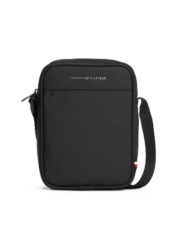 Tommy Hilfiger Men's Th Repreve Mini Reporter AM0AM14150 Crossover, BLACK (Black), One Size - Image 1