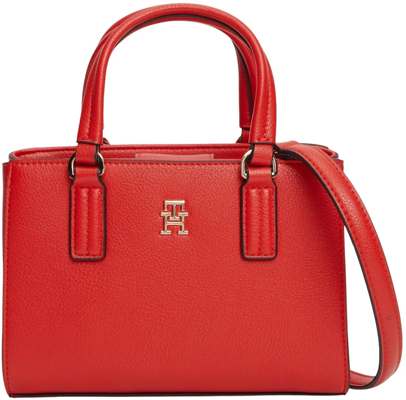 Tommy Hilfiger Women's Th Daily Mini Tote AW0AW18379 Tote, RED (Primary Red), One Size
