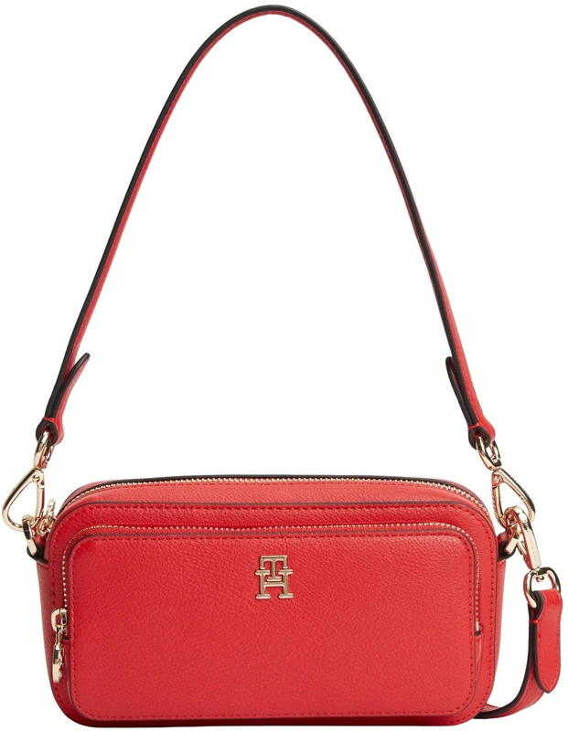 Tommy Hilfiger Women's Th Daily Camera Bag AW0AW18377 Crossover, RED (Primary Red), One Size