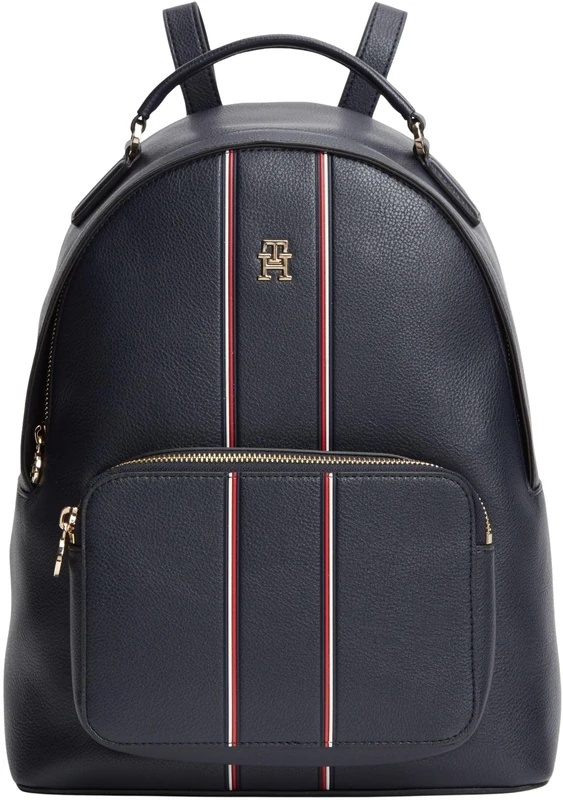 Tommy Hilfiger Women's Th Daily Backpack Corp AW0AW18851 Backpack, BLUE (Space Blue), One Size
