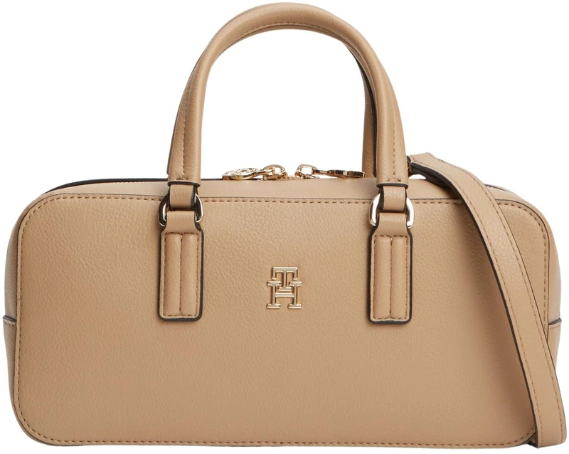Tommy Hilfiger Women's Th Daily Crossover AW0AW18378 Crossover, KHAKI (Safari Canvas), One Size