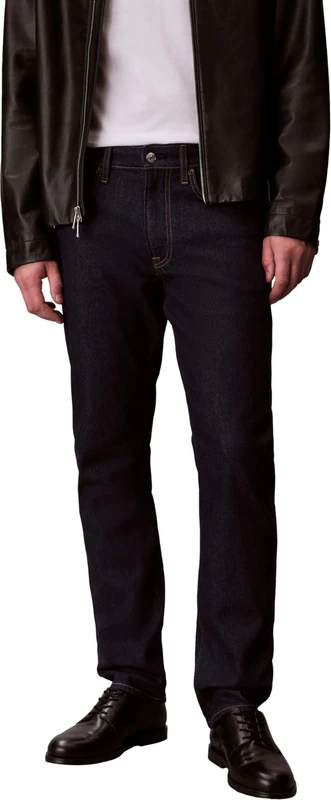 Calvin Klein Men's Slim Ck Classic Rinse Jean LV04RF757G Jeans, Blue, 30W / 30L
