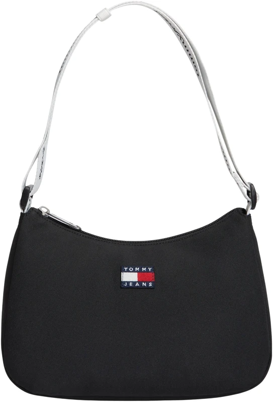 Tommy Jeans Women's Tjw Ess Daily Shoulder Bag AW0AW18463, Black (Black), One Size
