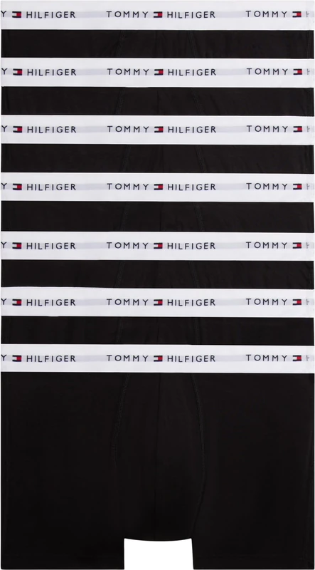 Tommy Hilfiger Men's 7P Trunk UM0UM03873 Trunk, BROWN (Blk/Blk/Blk/Blk/Blk/Blk/Blk), M