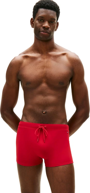 Tommy Hilfiger Men's Trunk UM0UM03728 Swim Trunk, RED (Medium Red), S