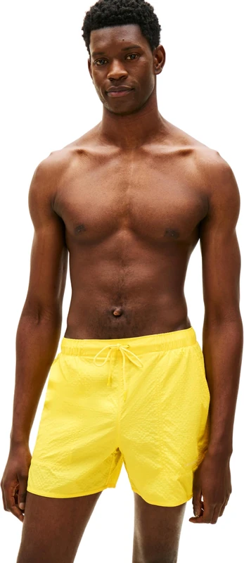 Tommy Hilfiger Men’s Swim Shorts Medium Drawstring in Ripstop, Yellow (Buttercup Yellow), XL