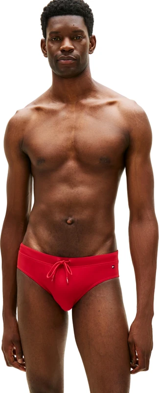 Tommy Hilfiger Men's Brief UM0UM03726 Swim Brief, RED (Medium Red), M