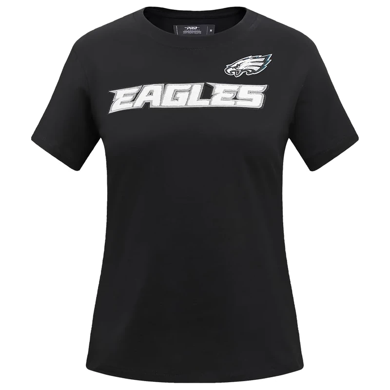 Pro Standard Womens NFL Miami Dolphins Classic Chenille Short Sleeve Slim Tee Black L