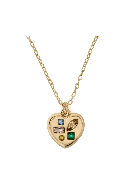 Kate Spade New York Self-Love Club Pendant, Gold Multi