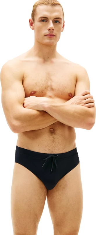 Tommy Hilfiger Men’s Swim Briefs with Drawstring, Blue (Desert Sky), XS