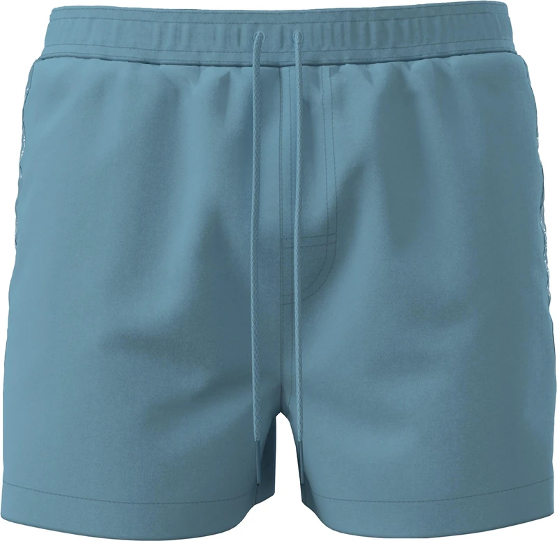 Calvin Klein Men Short Drawstring LV00N61039 Swim Bottoms, Blue (Gulf Blue), M - Image 1