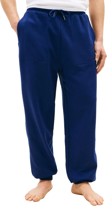 Tommy Hilfiger Men’s Jogging Bottoms Track with Side Pockets, Blue (Preppy Navy), L