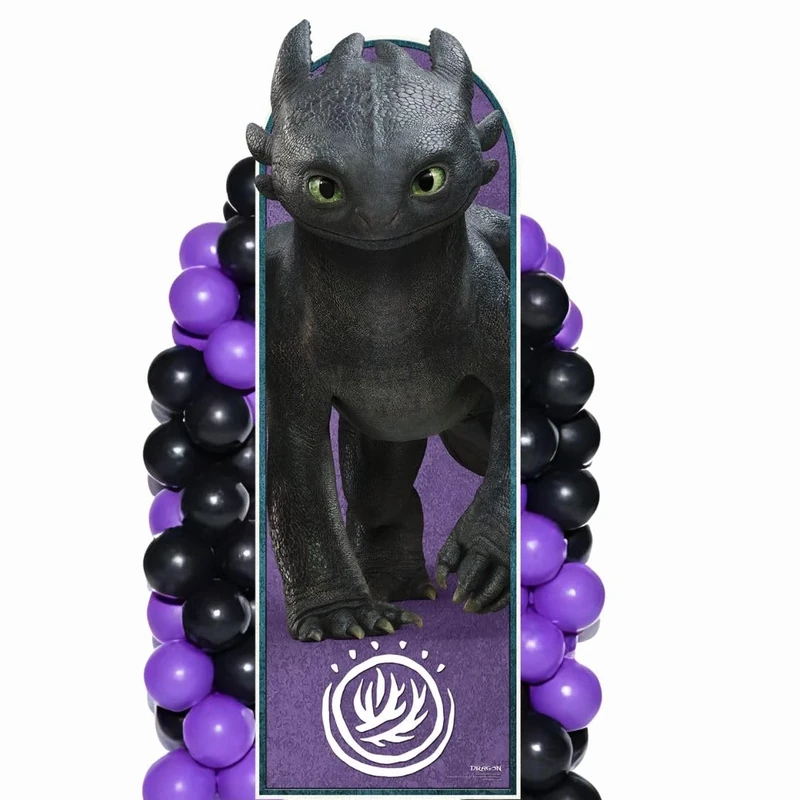 Star Cutouts SC4838 Toothless Sailboard How To Train Your Dragon Live Action Cardboard Cut Out Height 186cm Official Merchandise Party Birthday Room Decoration