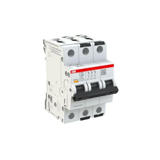 ABB S300P Circuit Breaker Type Z, Pol 3 32A 415V, Breaking Capacity 25 kA System Pro M Compact