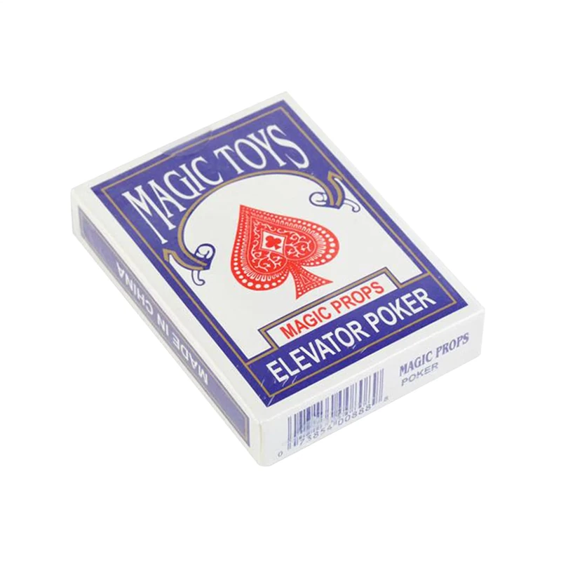 Magic Playing Cards, Interactive Trick Deck, 3.54x2.68 inches Close Up Magician Props, Silent Smooth Handling, Design for Party Entertainment Street Teaching Performance