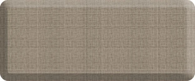NewLife by GelPro Ergo-Foam Cushioned Anti-Fatigue Standing Kitchen Floor Mat, Padded Stain-Resistant, Waterproof, Non-Slip Comfort Padded Desk/Office Mat - 20" x 48", Tweed Weathered Tan