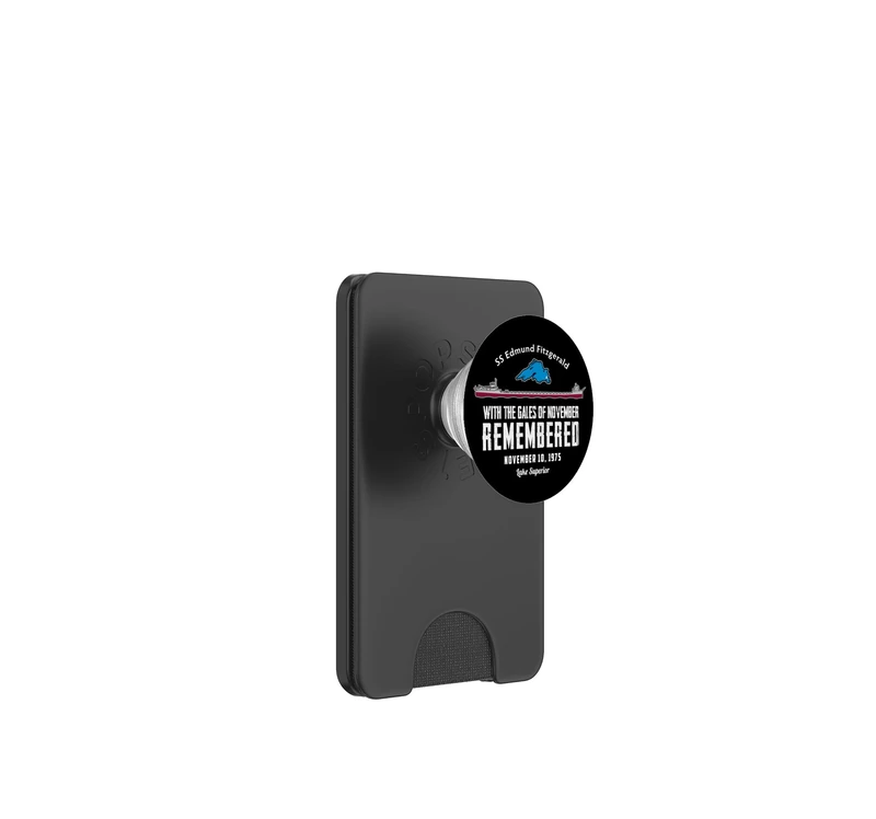 SS Edmund Fitzgerald Lake Superior Iron Ore PopSockets PopWallet for MagSafe