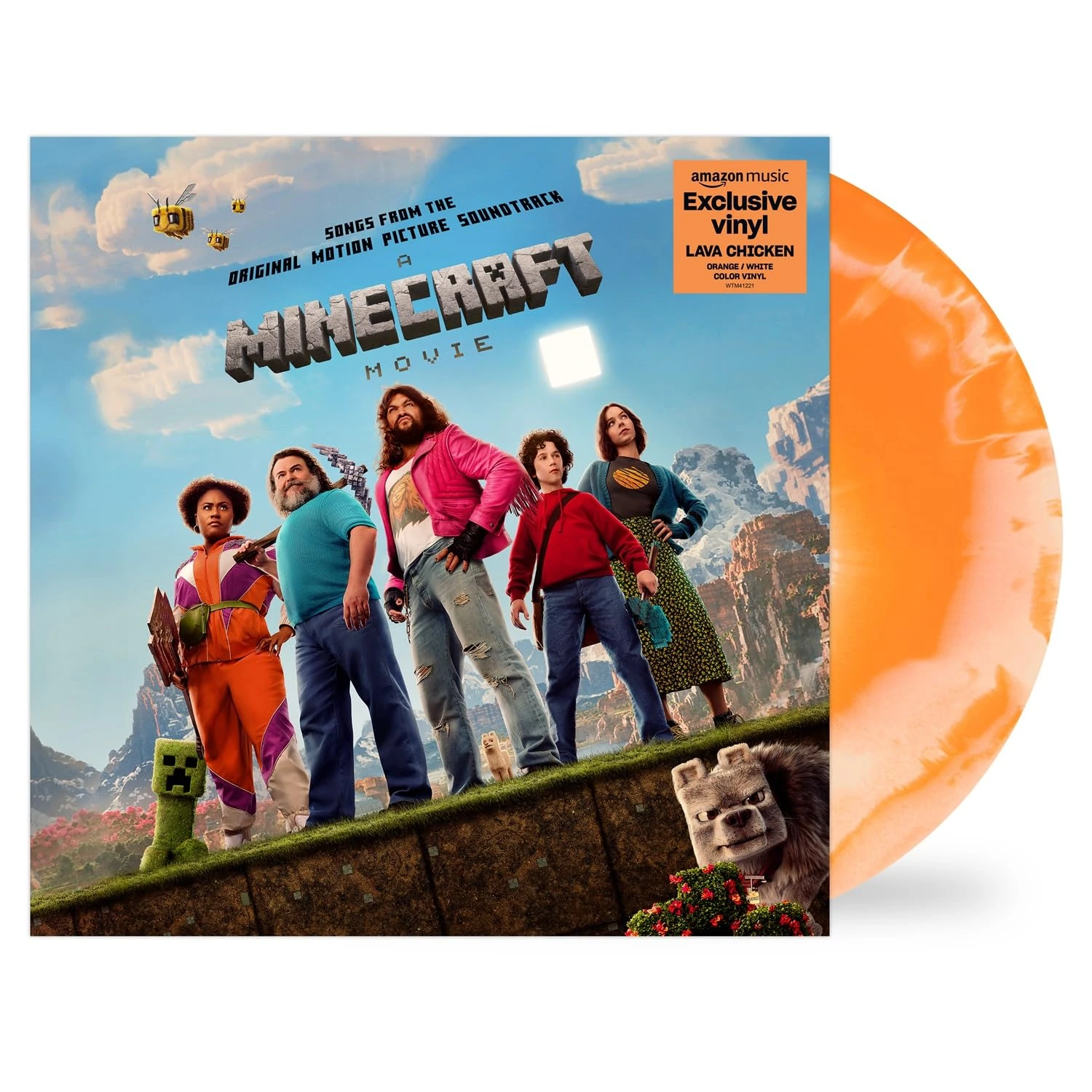 A Minecraft Movie (Songs from the Original Motion Picture Soundtrack) (AMZ EX) [Orange/White Vinyl] [VINYL]