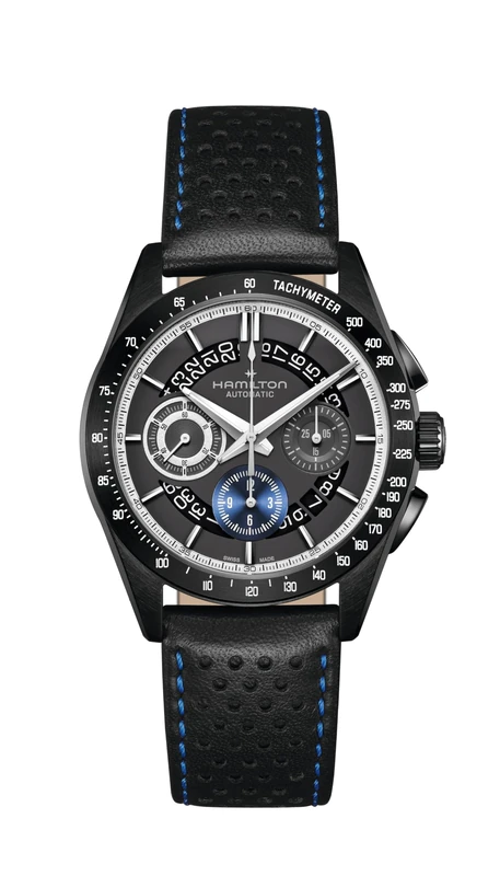 Hamilton Men Chronograph Automatic Watch Jazzmaster Performer Auto Chrono Swiss Made