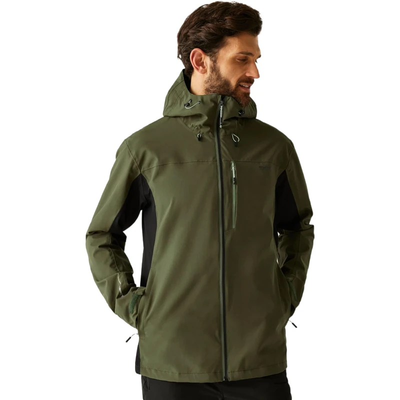 Regatta Mens Birchdale II Waterproof Jacket Breathable Lightweight Outdoor Walking Coat