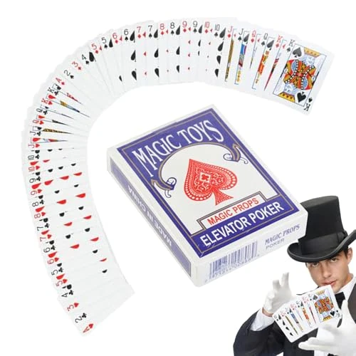 Genérico Magic Tricks Cards - Interactive Deck of Cards - Close Up Magic Supplies for Street Show Teaching Demonstrations Entertainment for Parties & Stage