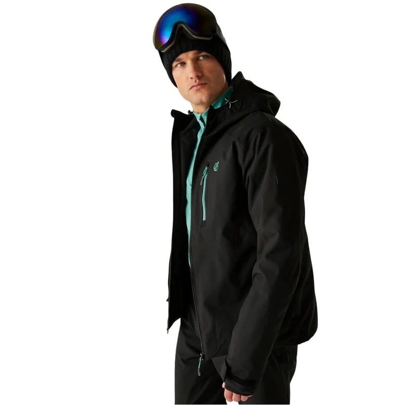 Dare2b Mens Eagle Iii Ski Jacket, Black, 3XL EU