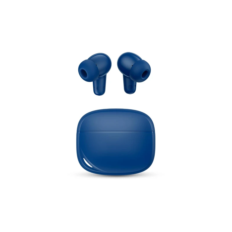 SPC Boost Buds - Wireless Bluetooth Headphones with ENC Noise Cancellation | 30 Hours Battery Life | Google Fast Pair | 4 Microphones | IPX4 | Touch Control and Voice Assistant - Blue - Image 1