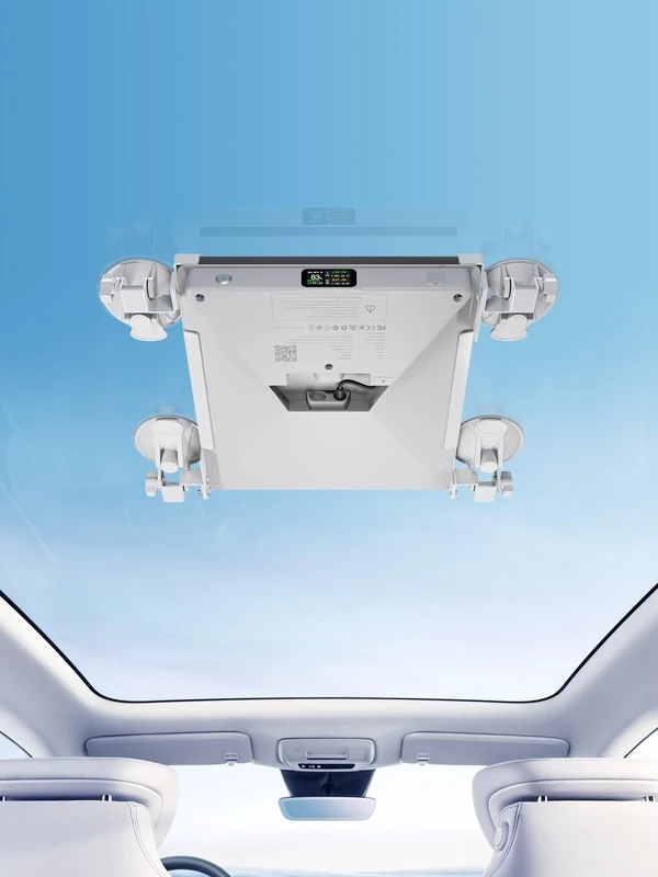 PeakDo Starlink Mini Mount,180°Rotatable Starlink Mini Suction Cup Mount with Large Durable Suction Cup,Strong Frame,35mm Extendable Starlink Mini Mount Kit for Car Sunroof,RV,Boat,Airplane