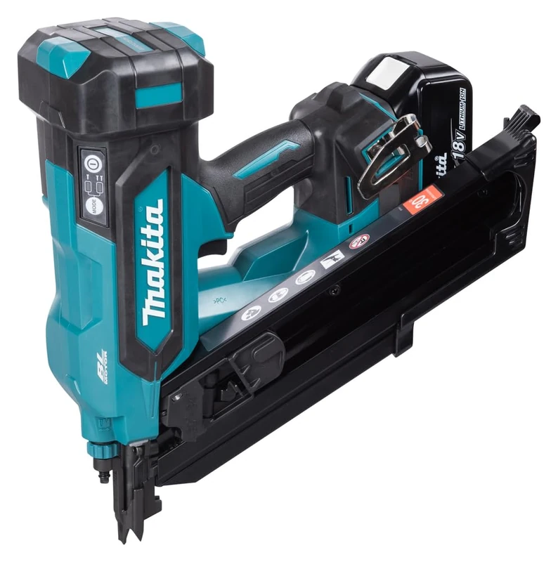Makita DBN900RTE 18V Li-ion LXT Brushless Framing Nailer Complete with 2 x 5.0Ah Batteries and Charger Supplied in a Carry Case