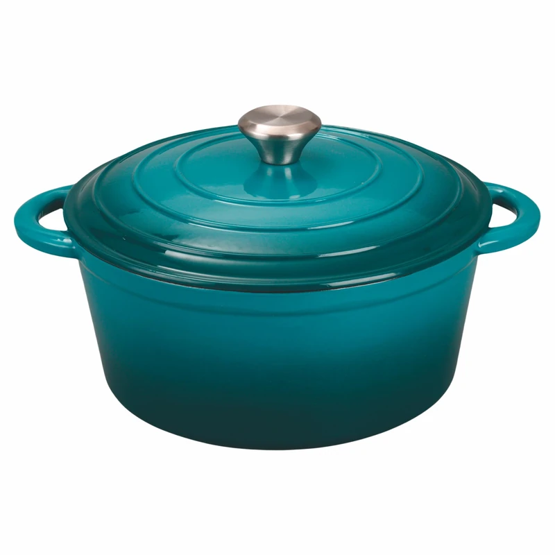 Galileo Les Cocottes SìChef Cast Iron Enamelled Induction Casserole Dish with Lid 28.5 cm - Image 1