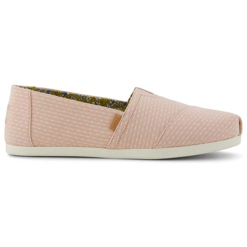 TOMS Women's Alpargata Classic Espadrille Loafer Flat, Bloom Chambray Dot, 7 UK