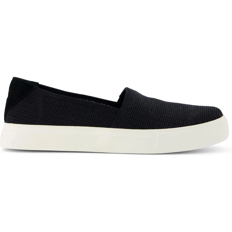 TOMS Women's Kameron Slip On Sneaker, Black Open Weave Mesh/Suede, 10 UK