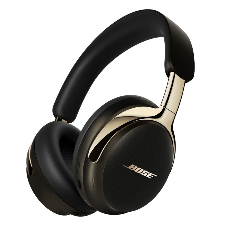 Bose New QuietComfort Ultra Bluetooth Headphones (2nd Gen), Wireless Headphones with Spatial Audio, Over Ear Noise Cancelling with Mic, Up to 30 Hours of Play time, Desert Gold - Limited Edition