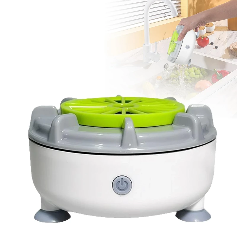 Kouamor USB Fruit & Veg Wash - 1800mAh Leakproof Vortex Cleaner