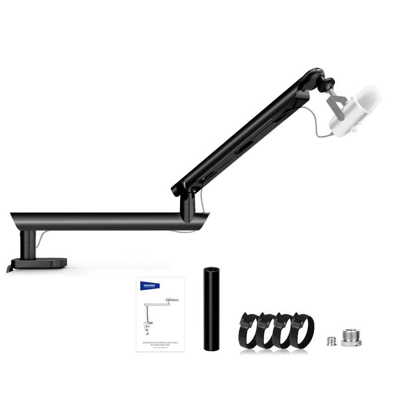 NEEWER Low Profile Microphone Stand - MS007 Boom Arm Mount